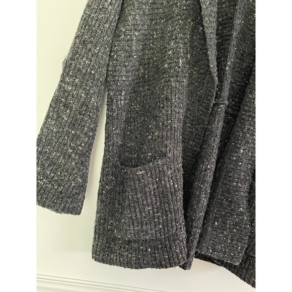 Athleta Wool Blend Open Front Sweater Cardigan Neutral Women Size Small-Medium - Picture 3 of 5